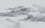 大气电视山水背景 TIF分层