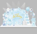 冰雪城堡主题女生生日派对