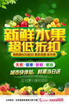 新鲜水果店海报