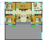 农村自建房彩图