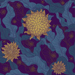 高端奢华花卉底纹纹理