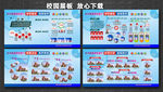 学校展板 文明校园 学校简介