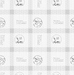 中国风精细图腾暗纹格子