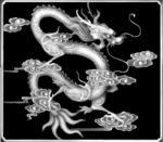 龙灰度图