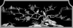 花鸟灰度图