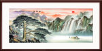 迎客松国画迎客松