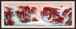 山水画水墨山水画 意境山水画