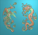 精雕图 龙凤