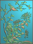 精雕图 梅兰竹菊