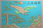 精雕图 松树