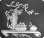 梅花灰度图
