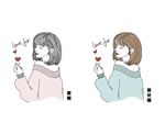 比心女孩
