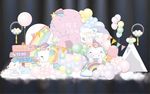 彩虹独角兽宝宝宴设计