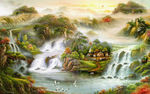 风景山水油画