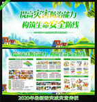 防灾减灾海报  防灾减灾展板