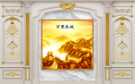 集成护墙板背景墙