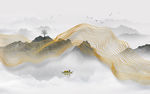 水墨山水画