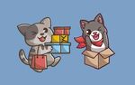 卡通小猫