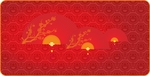 中国扇吉字底纹