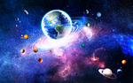 星空星系太阳系