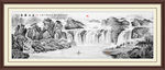 山水画 水墨画 中国风山水画