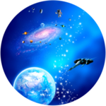 圆形星空