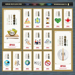 食堂文化 食堂展板 食堂挂画