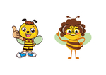 卡通IP吉祥物蜜蜂形象