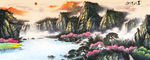 山水画 水墨山水画 意境山水