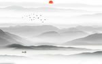 山水画 水墨山水画 意境山水画