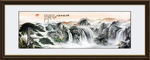 迎客松国画迎客松