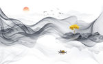水墨山水画