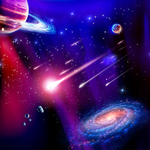 紫色星空