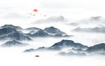 中式山水画