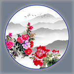 花开富贵国画牡丹
