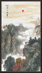 山水画 水墨山水画 意境山水画