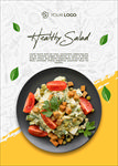 健康食品沙拉餐饮海报