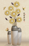 富贵平安花瓶玄关
