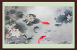 荷花图