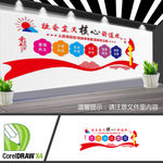 校园核心价值观文化墙
