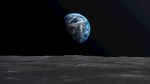 月球遥望地球视频素材