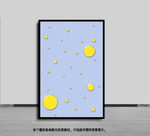 北欧色块抽象画