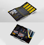 高端三折页（展开图）