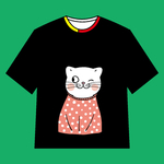 卡通猫咪Ｔ恤衫