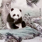 熊猫国画
