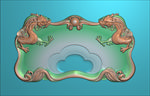 精雕图 茶盘
