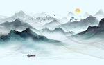 新中式山水