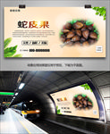 蛇皮果单页展架展板挂画易拉宝