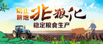 防止耕地非粮化稳定粮食生