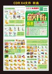 超市盛大开业DM宣传单